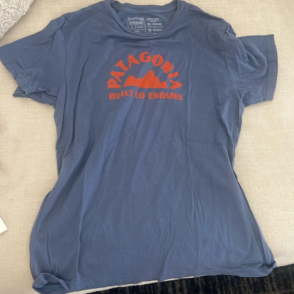 Patagonia Men’s T-Shirt Large Blue